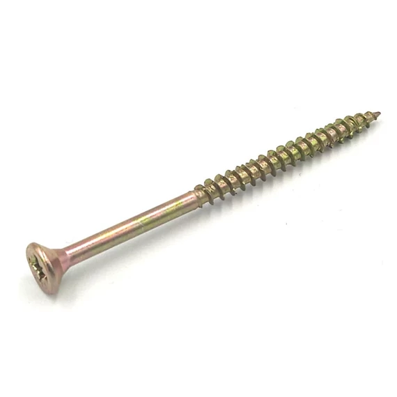 6*120 mm Süllyesztettfejű faforgácslap csavar ,  PZ , részmenet : 70 mm