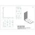 Kép 2/2 - 50*70*30*2 mm megerősített sarokösszekötő
