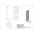 Kép 2/2 - 60*35*60*2,5 mm perforált sarokösszekötő