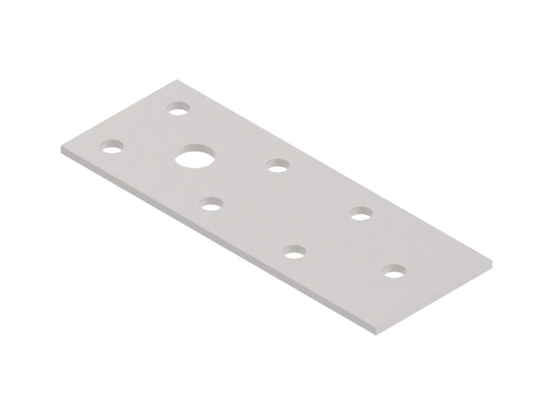 35*95*2 mm Lapos összekötő lemez , perforált lemez , szeglemez