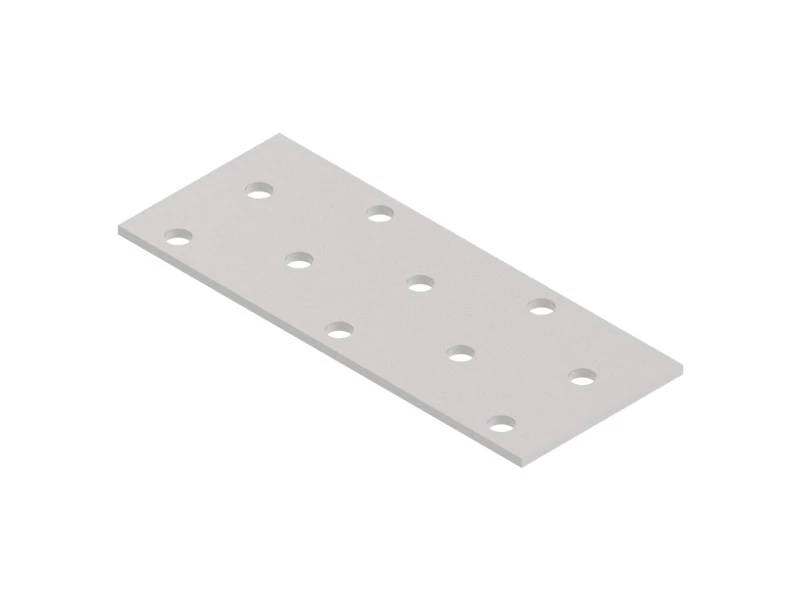 40*100*2 mm Perforált lemez , szeglemez