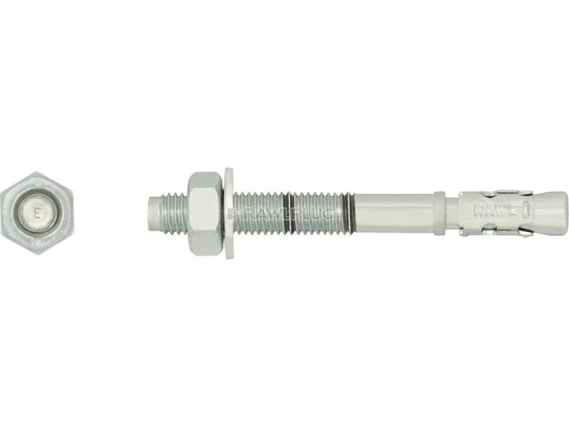10*115 mm Rawl alapcsavar rögzítő gyűrűvel