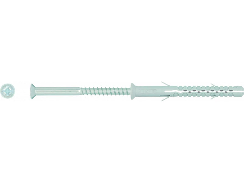 8*120 mm Tokrögzítőtipli süllyesztett fejű PZ csavarral